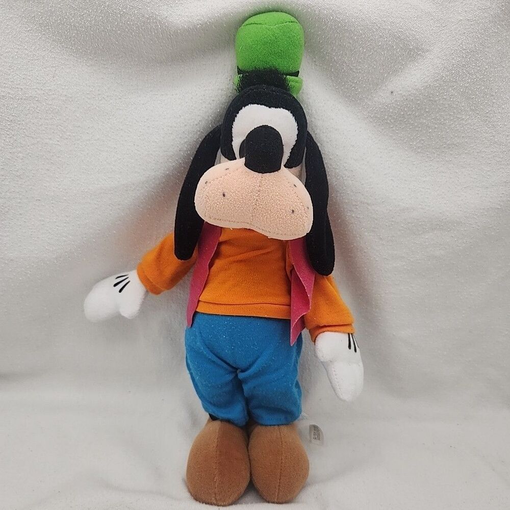 Plush Goofy Disneyland Walt Disney World Doll Stuffed Animal Toy 15" Vintage